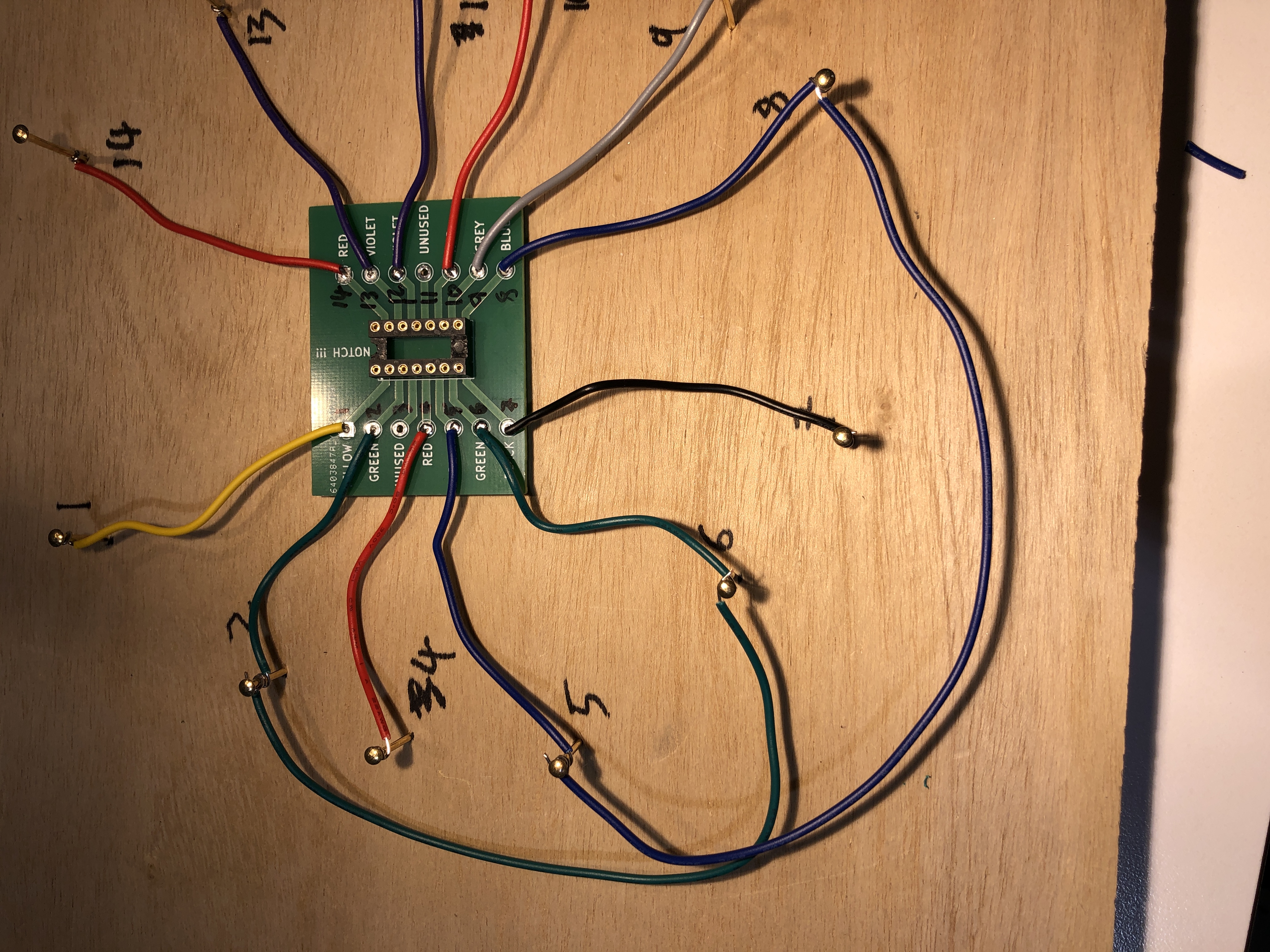 Pins 5 and 8