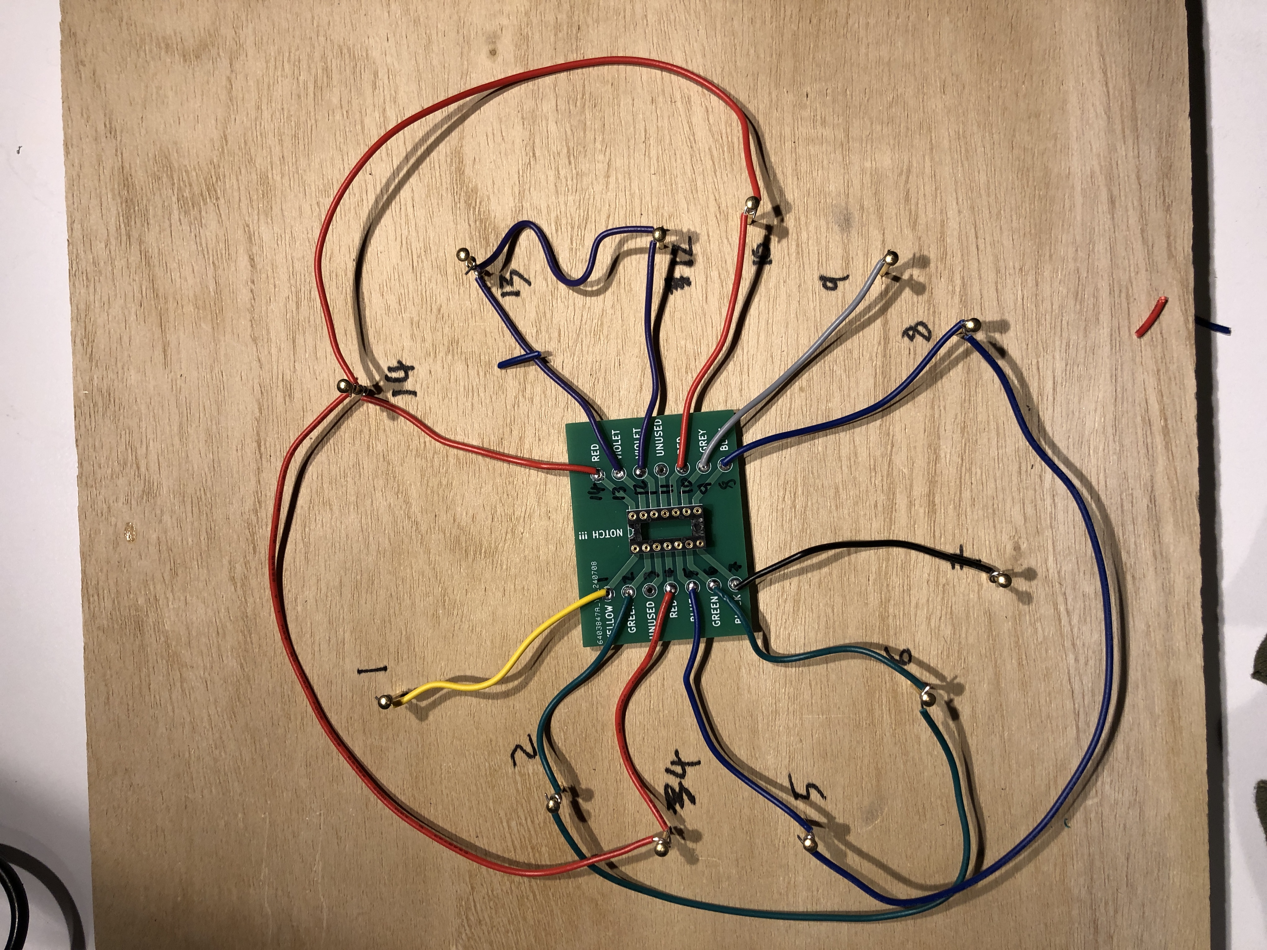 Pins 4, 10, and 14